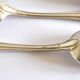 SFAM set of 4 Art Deco silver-plated teaspoons in Printania style