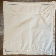 Antique embroidered pillowcase with venetian lace