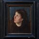 Oil painting Portrait of a woman 19th century