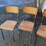 Lot of Mullca-type chairs