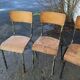 Lot de chaises de type Mullca