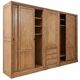 Sanded solid wood dresser, large wardrobe