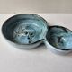 Apertif bowl, olive pot in ceramic signed Camos Vallauris.
