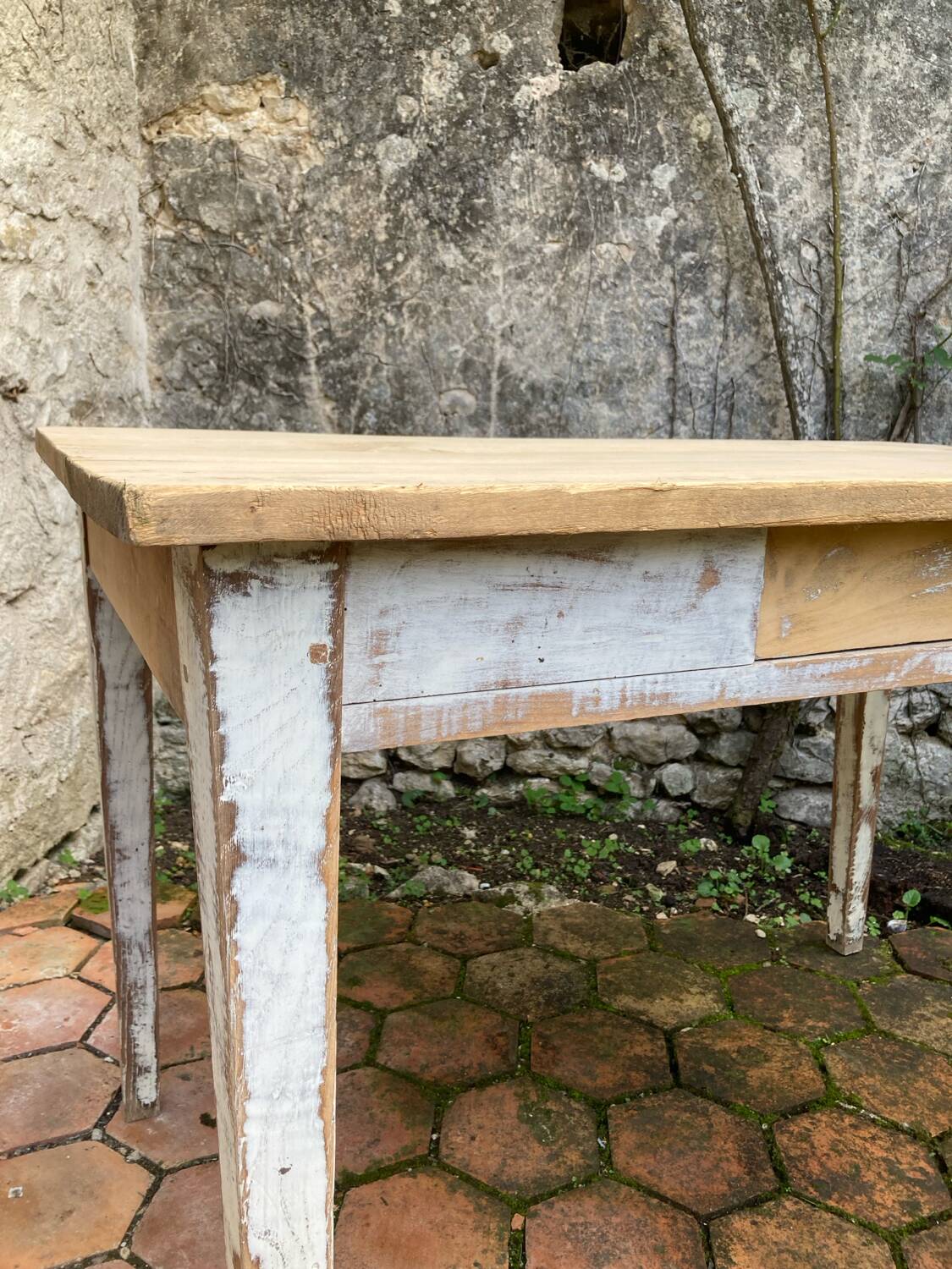 Vintage farmhouse table