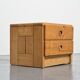 Nightstand made of solid pine, circa 1975.
