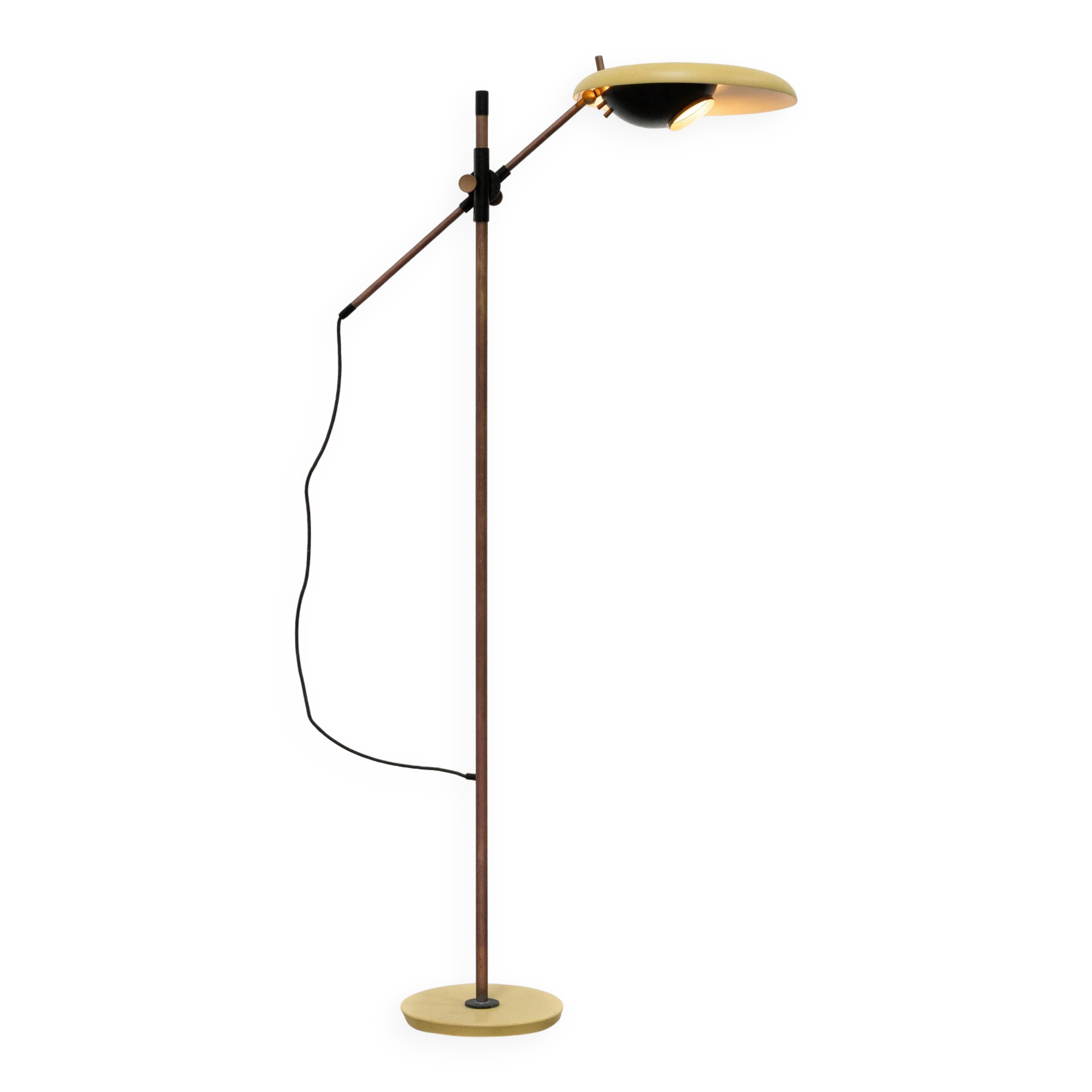 Oscar Torlasco Model 555 T Adjustable Floor Lamp for Lumi Milano, 1950s