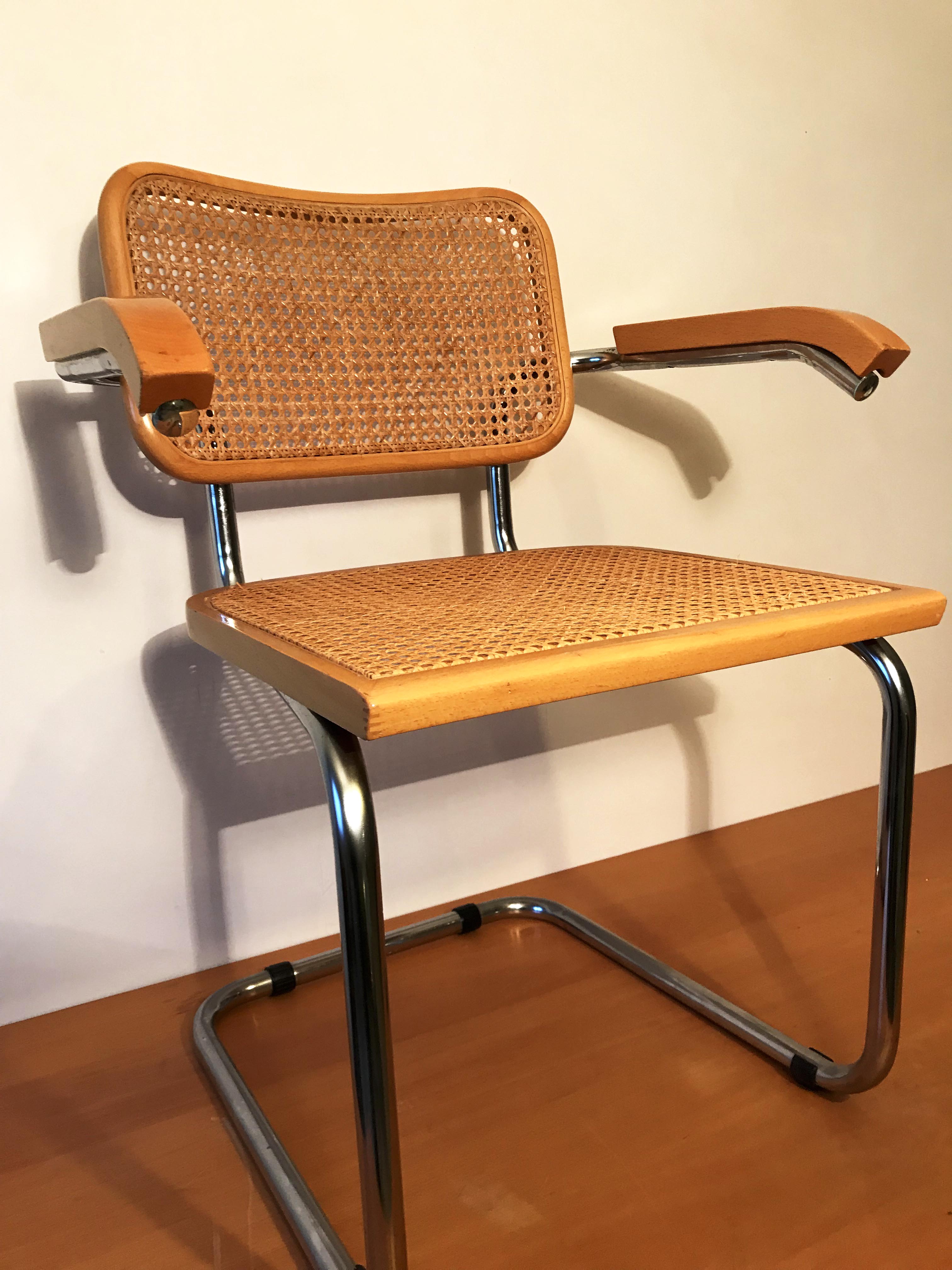 Chaise avec accoudoirs Cesca B64