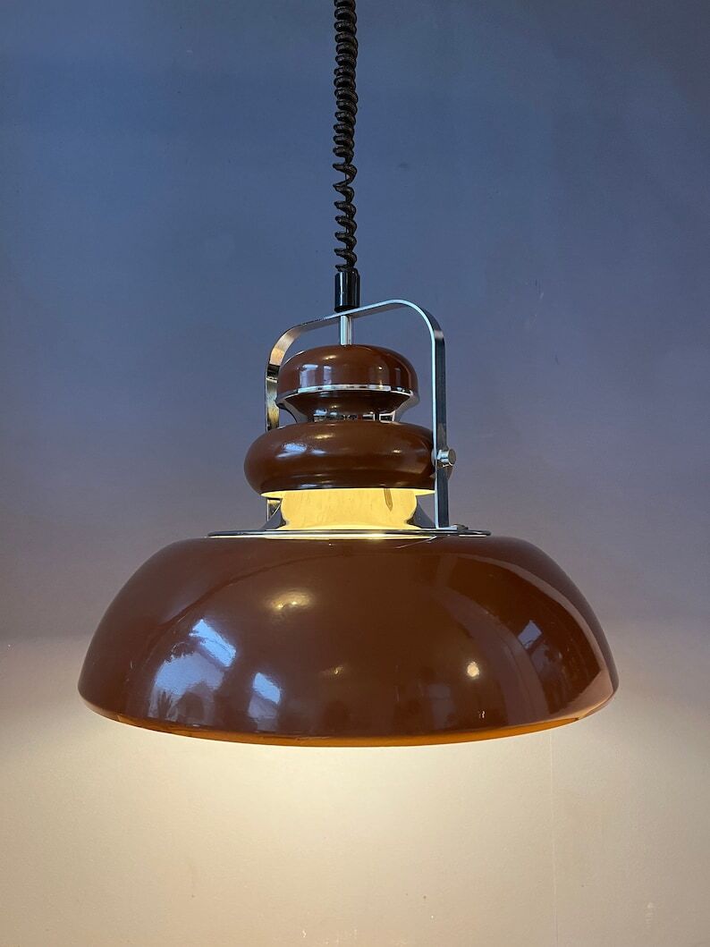 Vintage Anvia space age pendant lamp