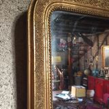 Golden Louis-Philippe mirror 50x68cm