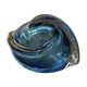 Val-saint-lambert, bowl or ashtray in cut crystal, around 1960