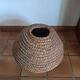 Woven basket. Early 20th century. Handcrafted work.