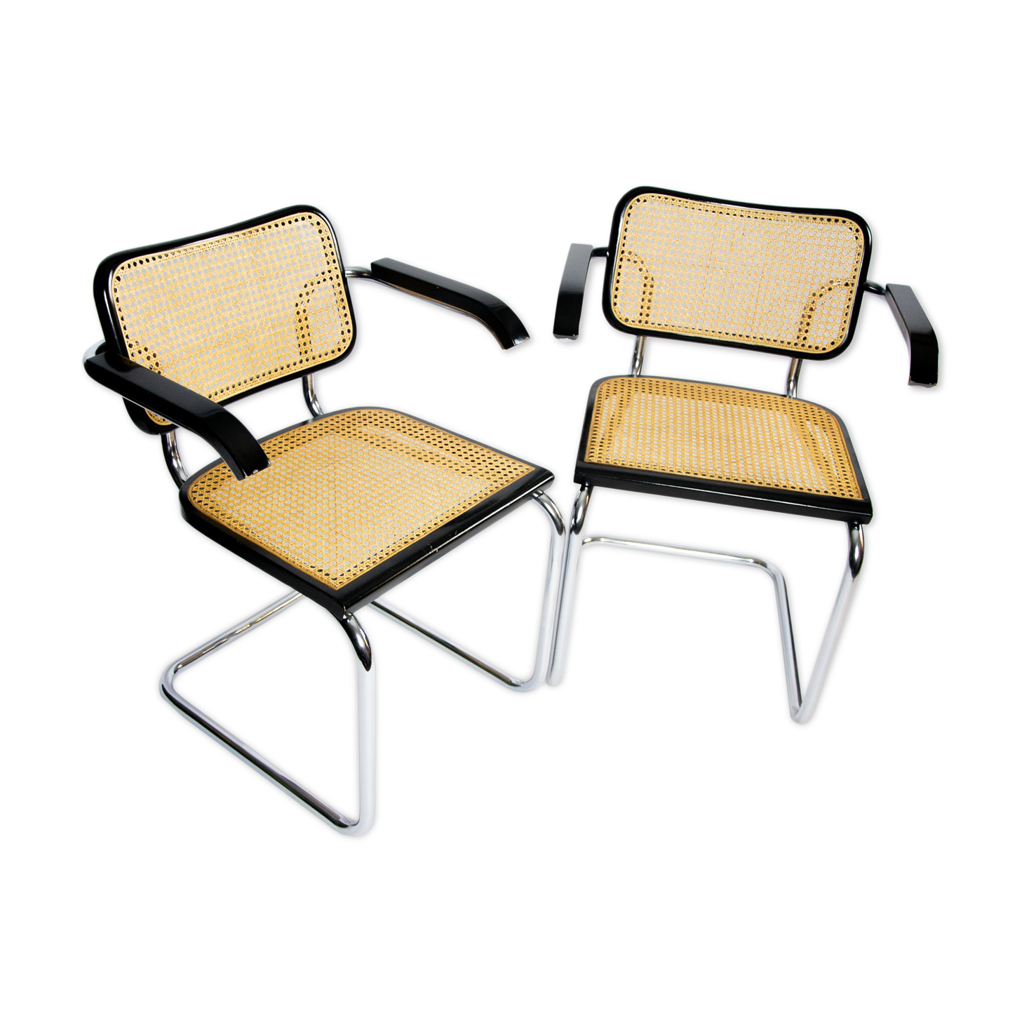 Pair of armchairs S64 by Marcel Breuer