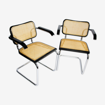 Pair of armchairs S64 by Marcel Breuer