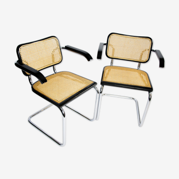 Paire de fauteuils S64 par Marcel Breuer