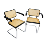 Paire de fauteuils S64 par Marcel Breuer
