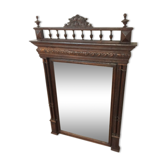 Miroir de cheminée trumeau Henri II 130x90cm