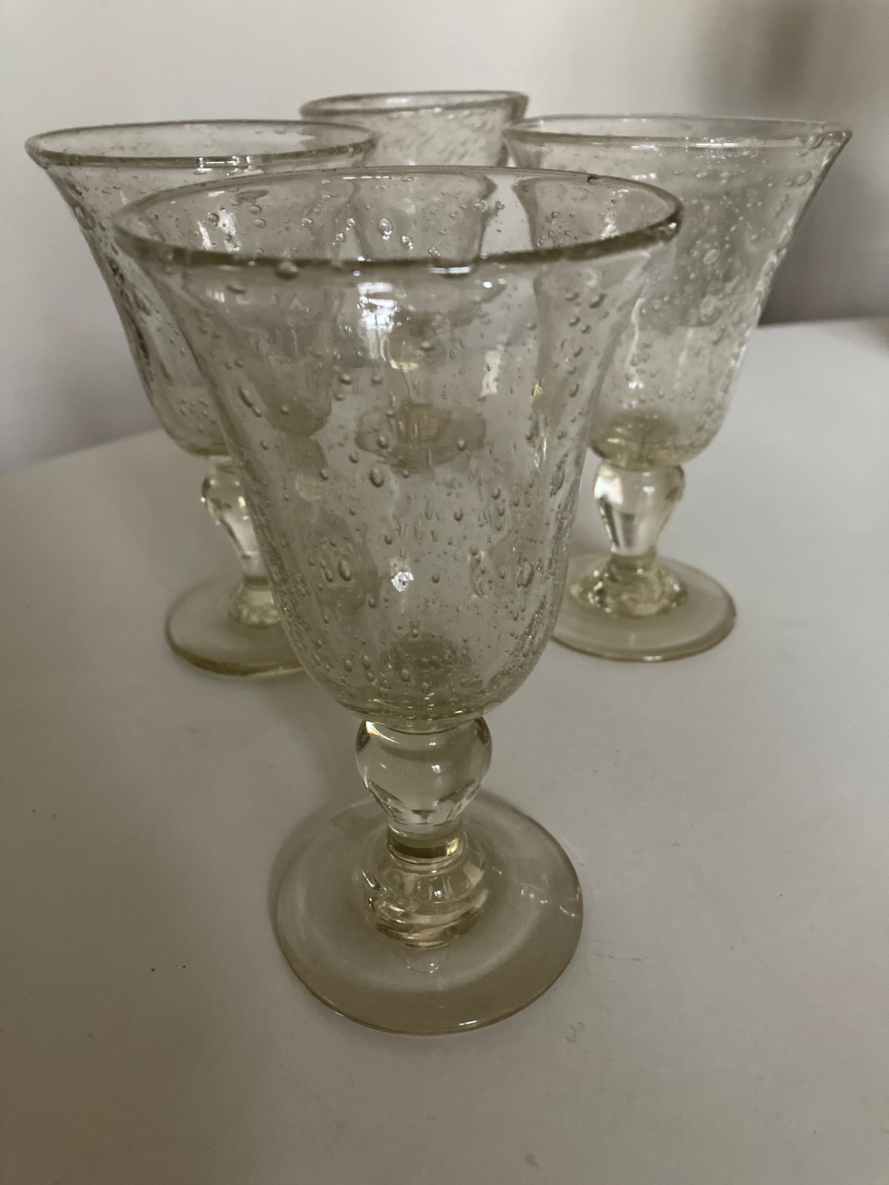 Set of 4 Biot glasses 14cm