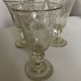 Set of 4 glasses of Biot 14cm