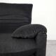 Cassina Maralunga 2.5-seater bicolour black/grey sofa