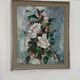 Original Oil on Canvas – “Flower Still Life” By M. Hellberg