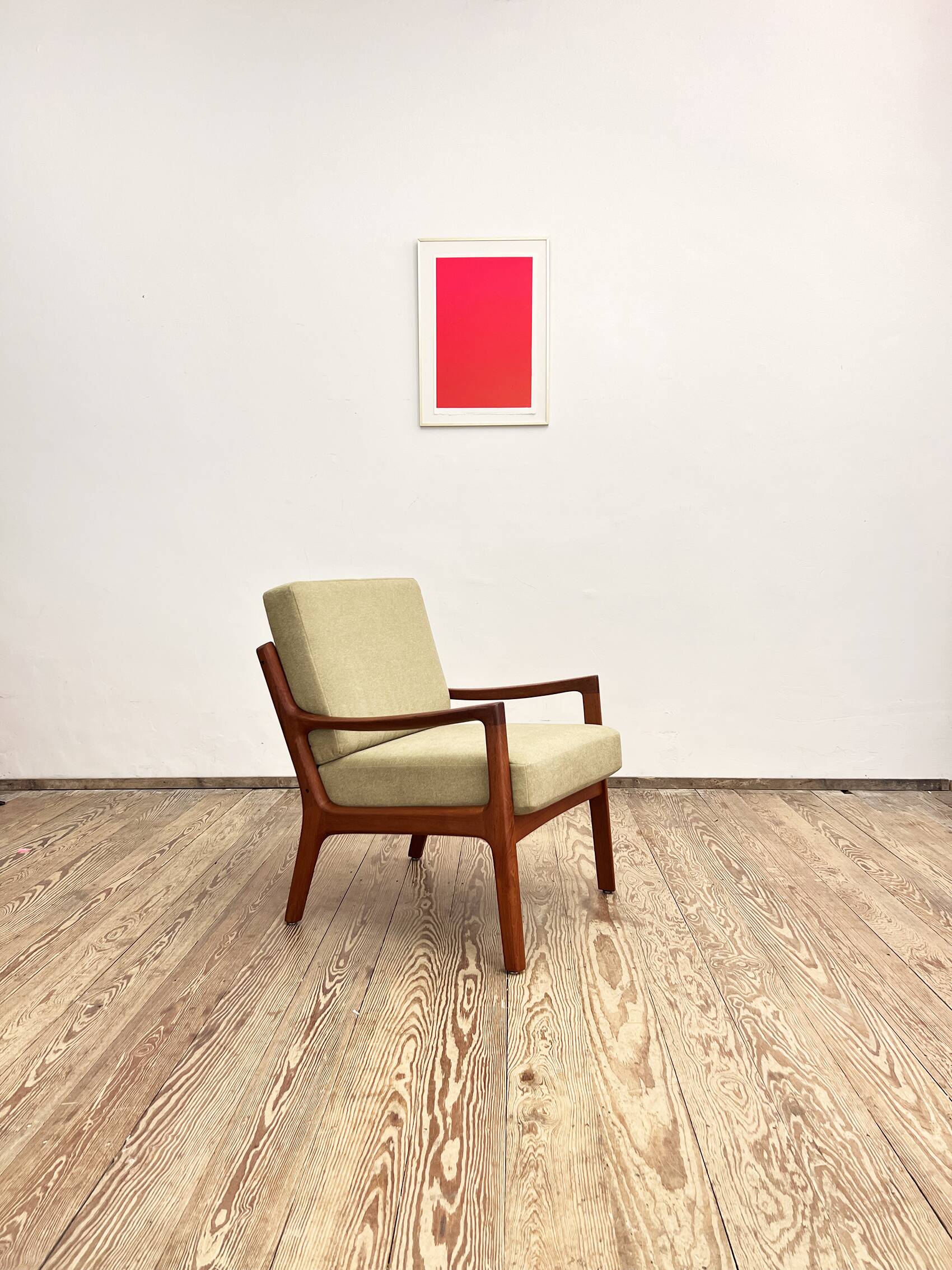 Mid Century Lounge Chair by Ole Wanscher for France & Son, Senator Series, Danish Design