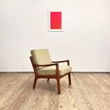 Mid Century Lounge Chair by Ole Wanscher for France & Son, Senator Series, Danish Design