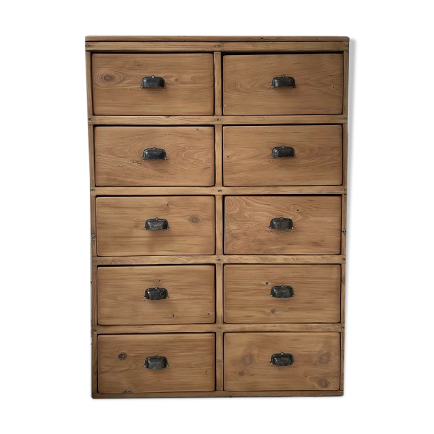 Craft furniture with drawers shell handles