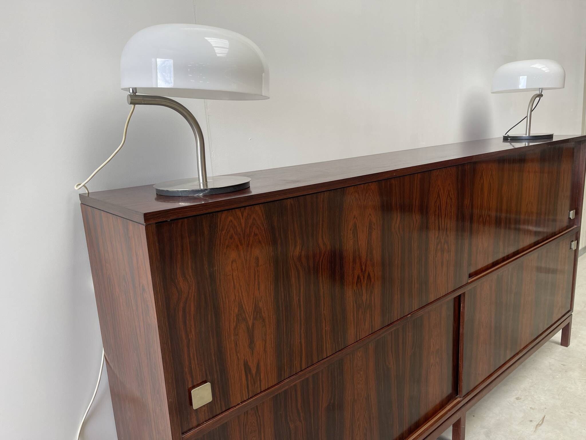 Pair of table lamps by Giotto Stoppino for Valenti, 1980s