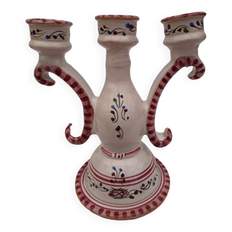 Bougeoir en faience