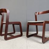Vintage dining chairs by Mario Sabot, 1970s