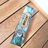 Vintage mail clip 70s paper press