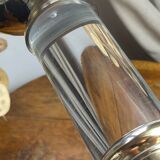 Lucite and brass candlestick, 1960s/70s