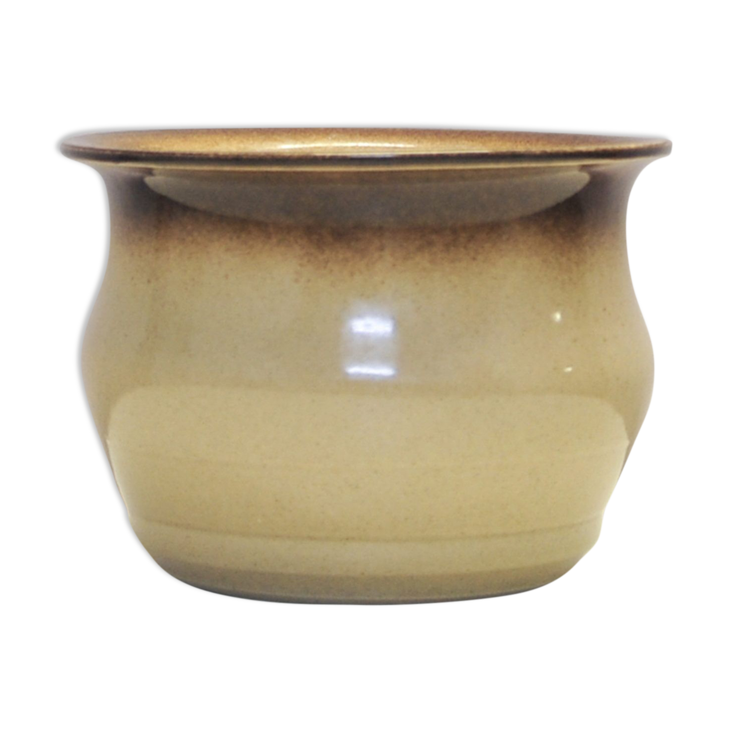 Brown flowerpot from Denmark