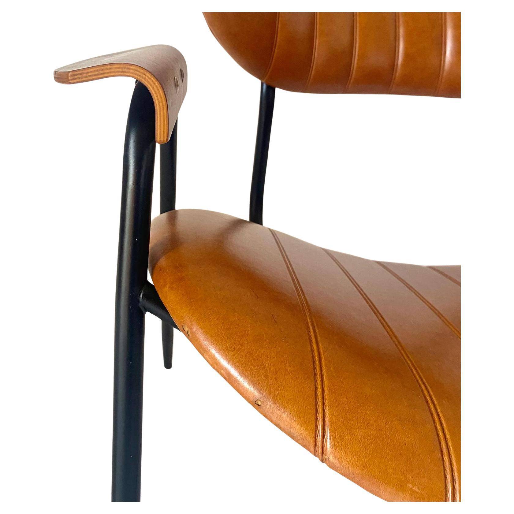 Mid Century Modern Lounge Chairs, set of two, Gastone Rinaldi style, Italy 1960's