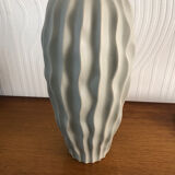 Grey/green ceramic vase