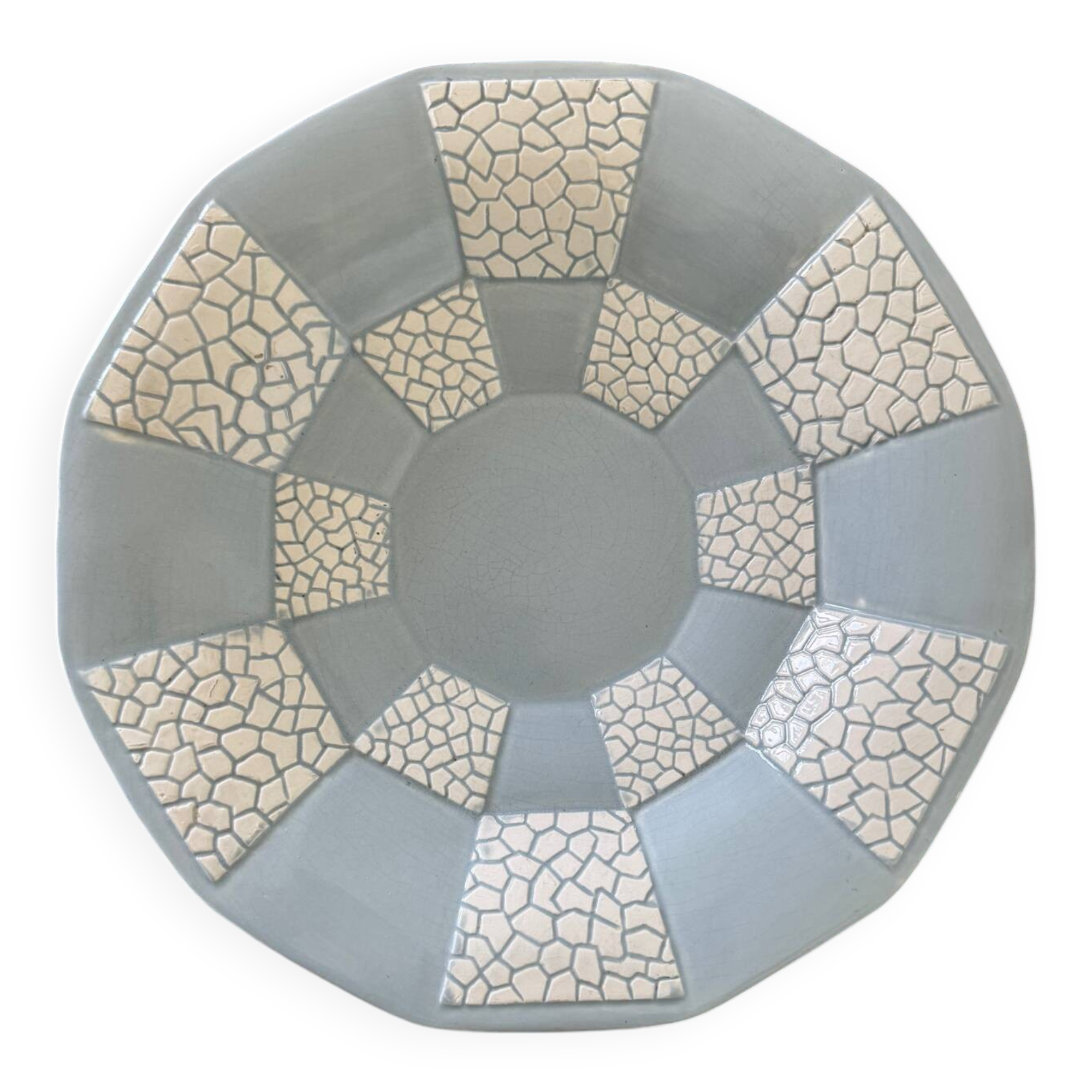 Art Deco ceramic footed dish