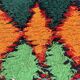 Moroccan carpet azilal colorful - 78 x 180 cm