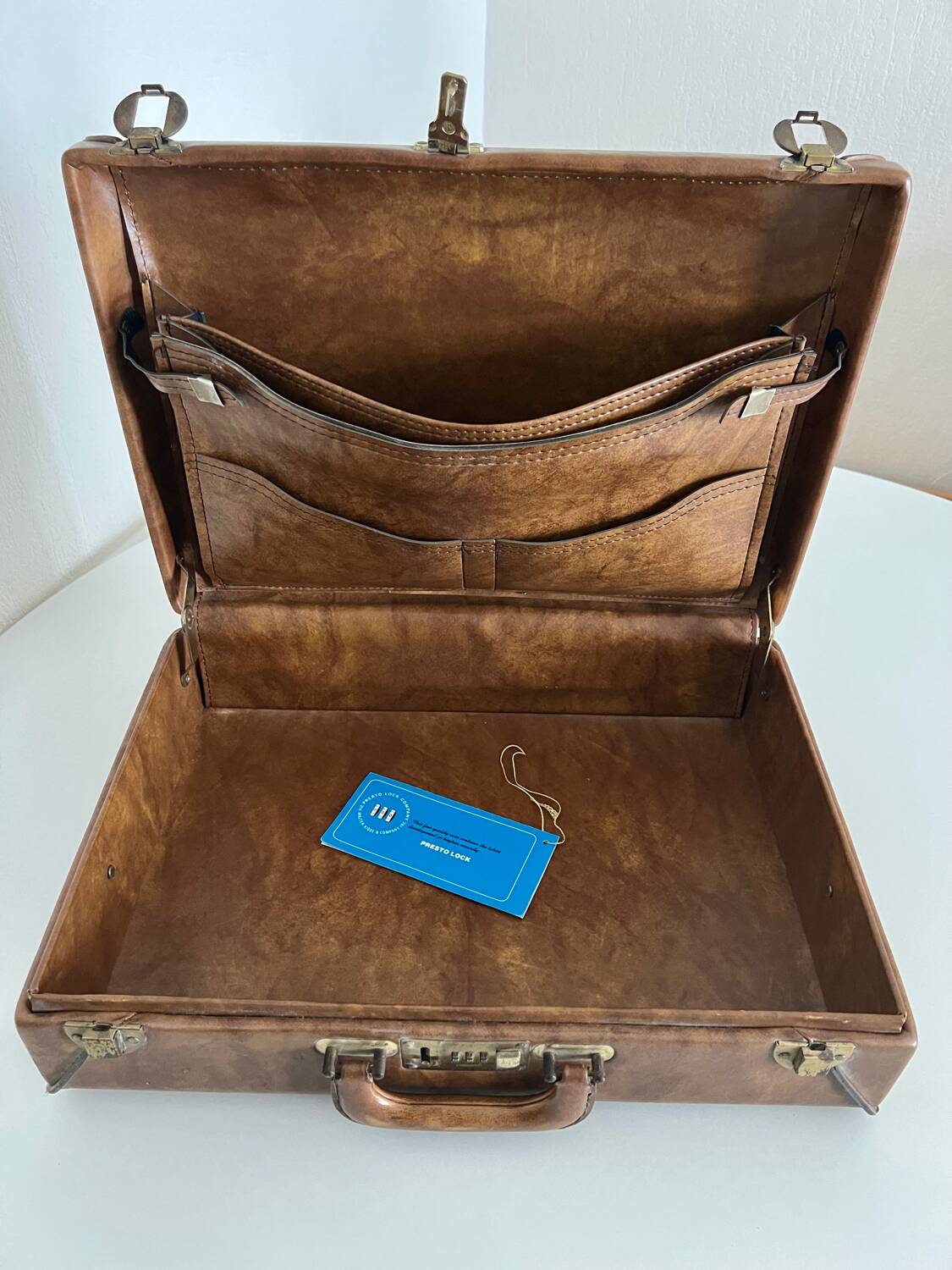 New Vintage Leather Briefcase