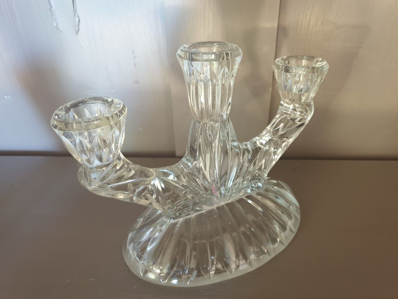 Pair of candle holders