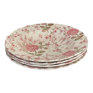 Lot de 4 assiettes creuses