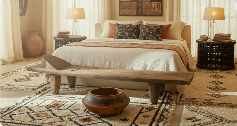 Bogolan Cushion - Handmade Malian Textile