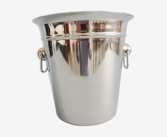 Refroidisseur de champagne argenté en aluminium