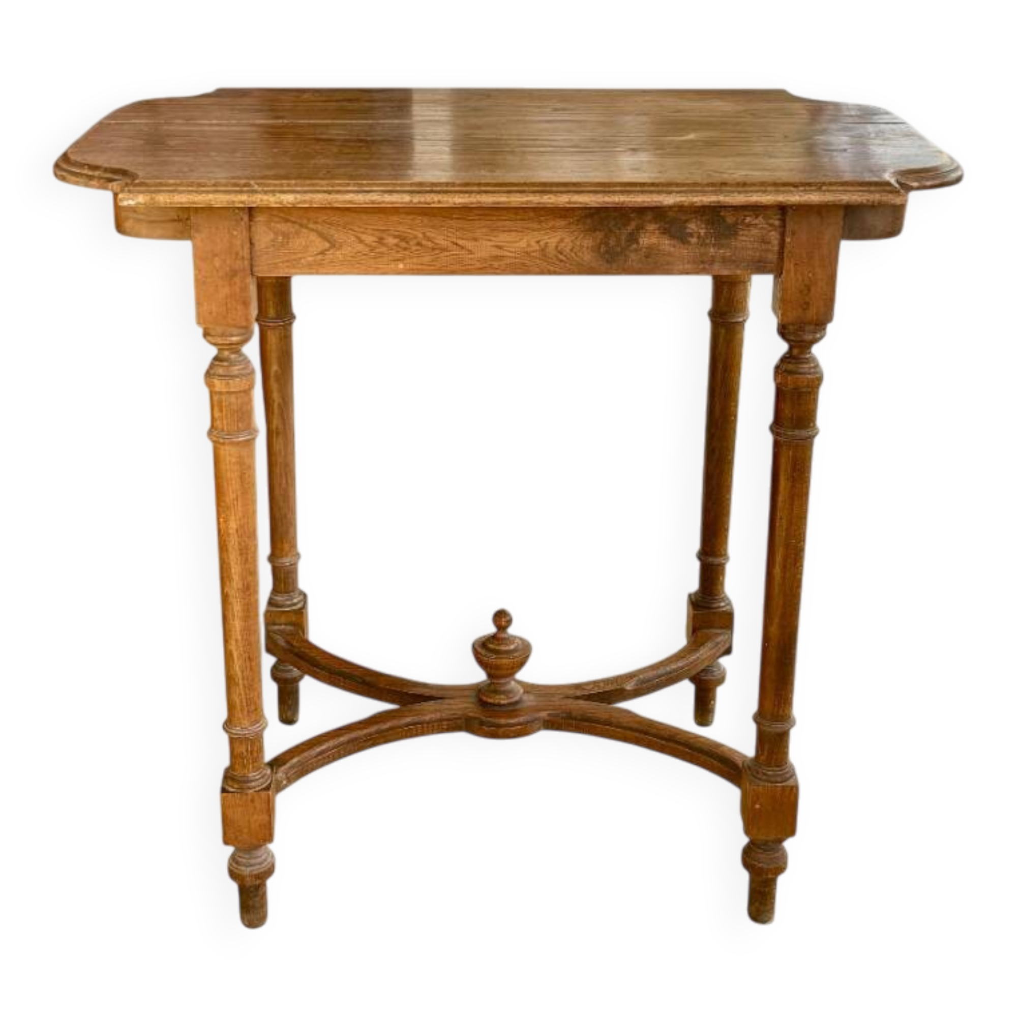 Small Louis XVI style oak side table