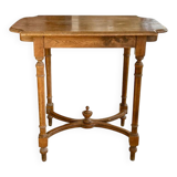 Small Louis XVI style oak side table
