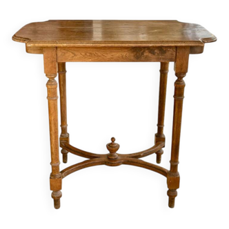 Small Louis XVI style oak side table