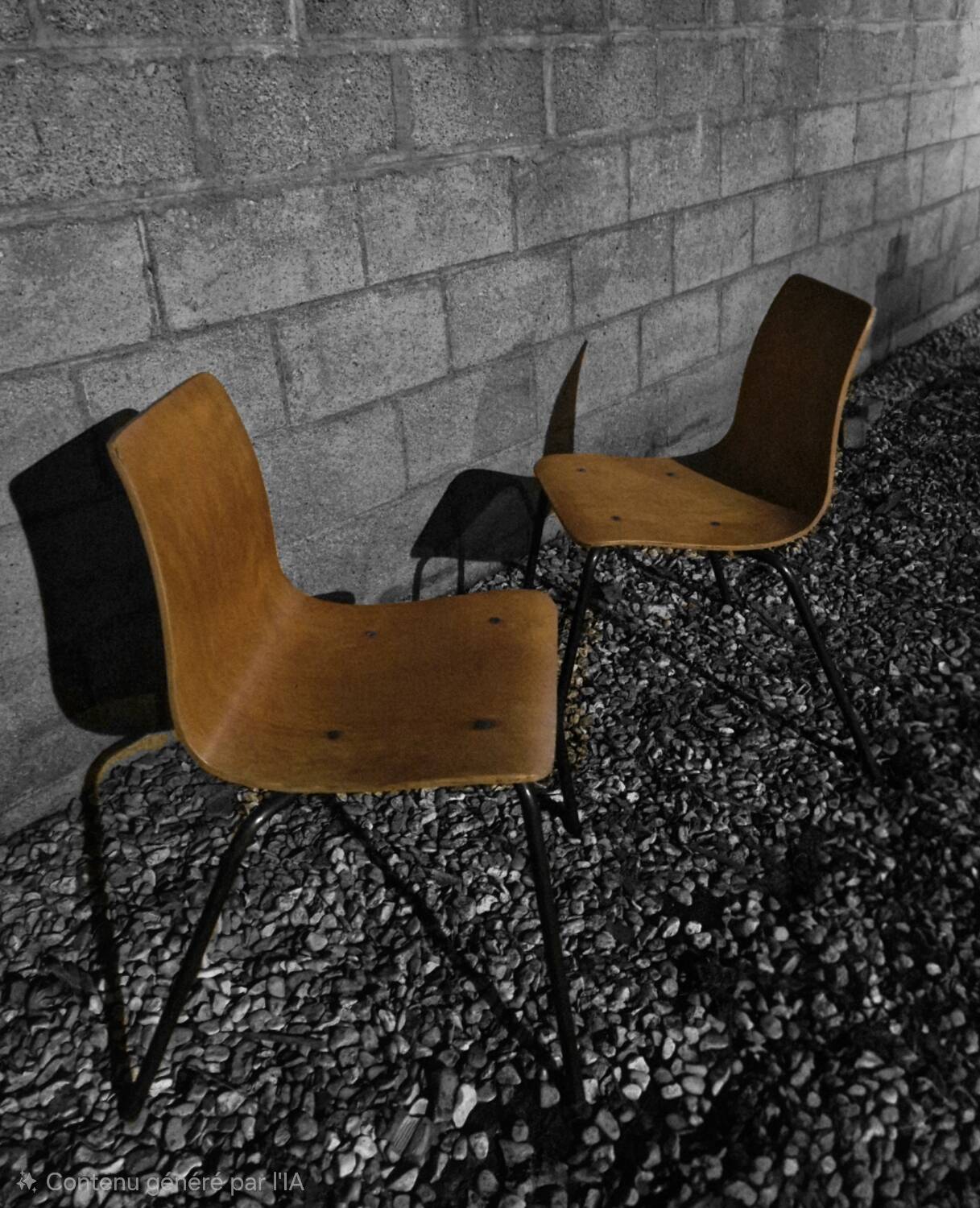 Suite de 6 Chaises Pierre Guariche modèle Papyrus Édition Steiner 1950