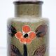 Flowered ceramic vase, decorative vase, flower pot, collection, interior decoration