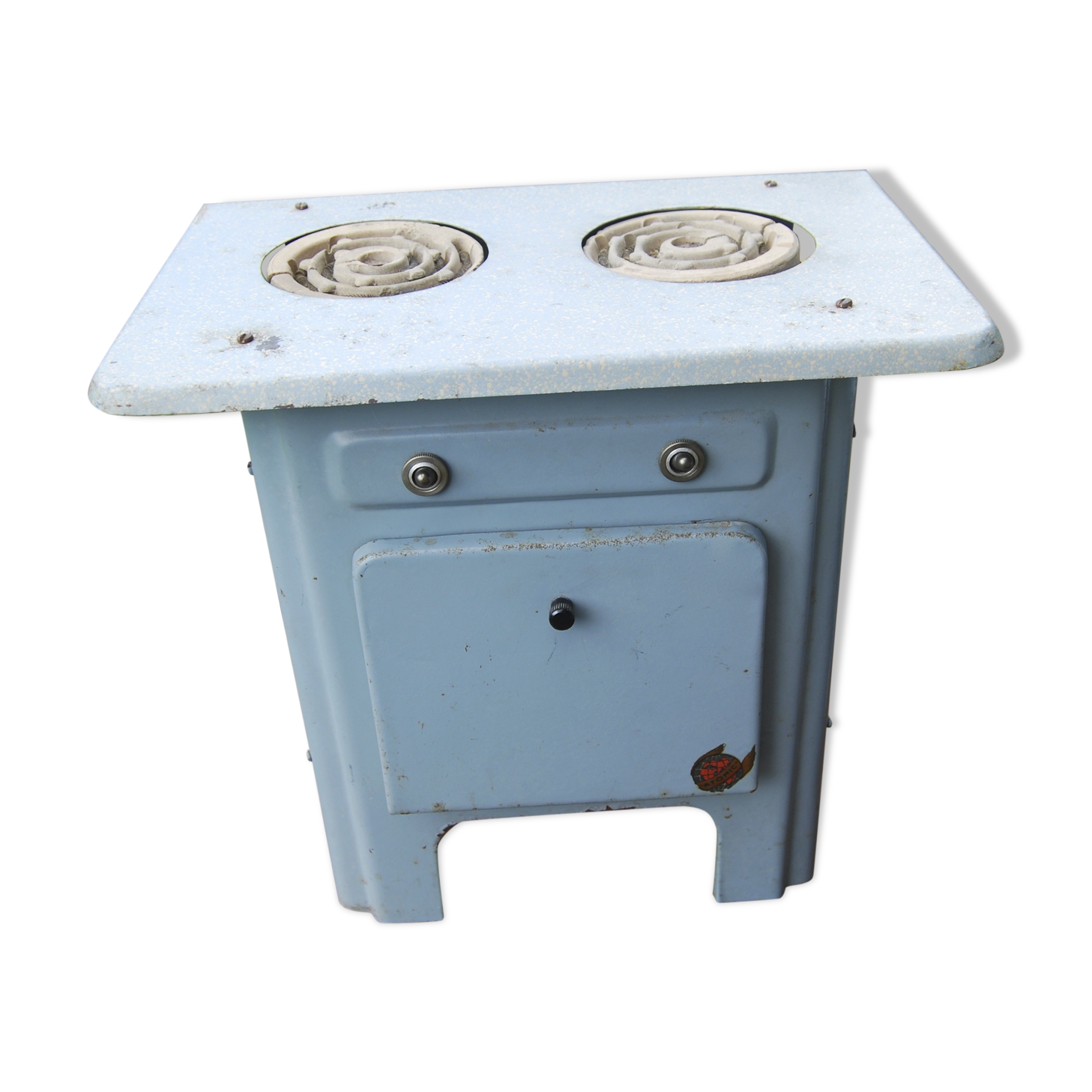 Tin toy, "atomic" electric stove