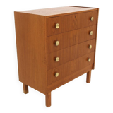 Commode scandinave en teck, Suède 1960