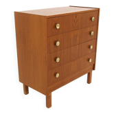 Commode scandinave en teck, Suède 1960